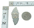 Southwestern Authentic Sterling Silver And Turquoise Scalloped Leaf Ring Size 5-3/4 YX89551